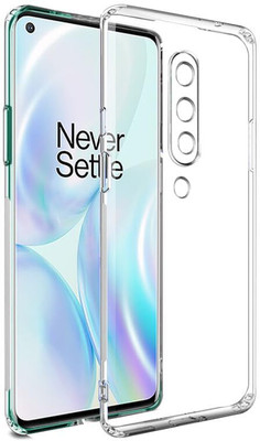 Hamz Back Cover for OnePlus 8(Transparent, Camera Bump Protector, Pack of: 1)