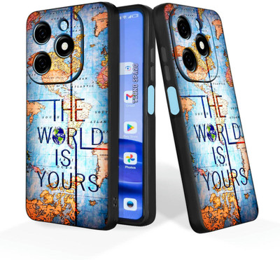 CLASSYPRINT Back Cover for Tecno Spark 20 , Infinix Hot 40I(Black)