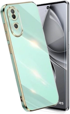 A3sprime Back Cover for vivo V40e 5G with 1 Piece Edge to Edge Full Coverage Unbreakable Screen Guard(Green, Camera Bump Protector, Pack of: 2)
