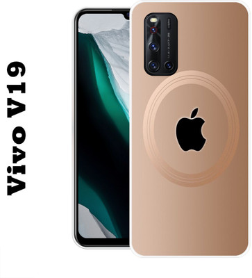 satyman Back Cover for Vivo V19(Multicolor, Dual Protection, Silicon, Pack of: 1)