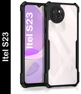 ADI Creations Back Cover for itel S23(Black, Camera Bump Protector, Pack of: 1)