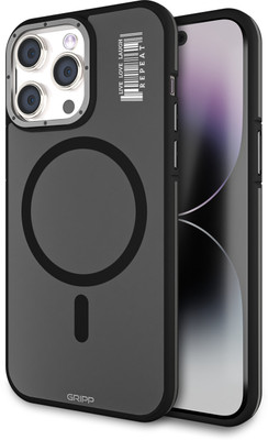 Gripp Back Cover for Apple iPhone 15 Pro(Black, Magsafe, Pack of: 1)