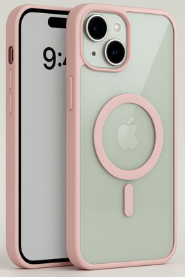 Flipkart SmartBuy Back Cover for Apple iPhone 15(Pink, Magsafe, Pack of: 1)