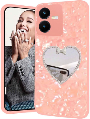 KC Back Cover for Vivo Y22, Vivo Y22s, Vivo Y35(Pink, Shock Proof, Silicon, Pack of: 1)