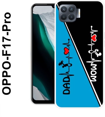 MM9E Back Cover for Oppo F17 Pro(Black, Blue, Pack of: 1)