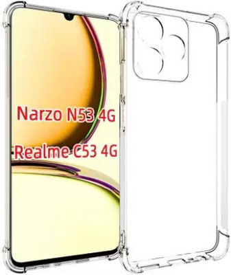 SRT Back Cover for Realme C53(Transparent, Pack of: 1)
