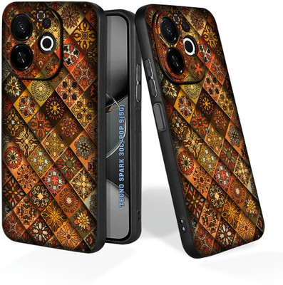 CLASSYPRINT Back Cover for Tecno Spark 30c / POP 9 5G(Black)