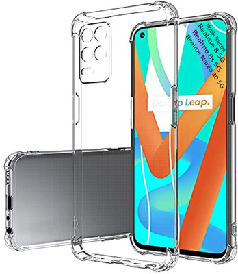 Outlier Back Cover for Realme 8 5G(Transparent, Silicon, Pack of: 1)