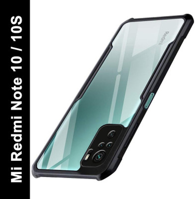 SRT Back Cover for Mi Redmi Note 10(Black, Pack of: 1)