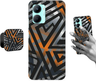 iCopertina Back Cover for Realme C33(Multicolor, Cases with Holder, Pack of: 2)