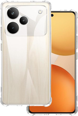 CLOYAAR Back Cover for Realme P4 Pro 5G Bumper Silicon Transparent Case(Transparent, Camera Bump Protector, Silicon, Pack of: 1)