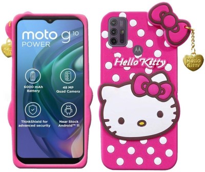 Coverage Back Cover for Motorola Moto G30(Pink, Flexible, Silicon, Pack of: 1)