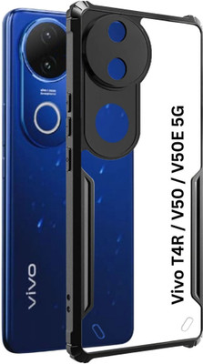 Flipkart SmartBuy Back Cover for Vivo T4R 5G(Black, Shock Proof, Pack of: 1)