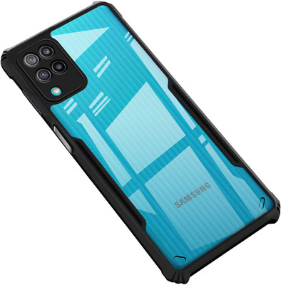 GLOBAL NOMAD Back Cover for Samsung Galaxy M12 /Samsung Galaxy F12 /Samsung Galaxy A12(Black, Shock Proof, Pack of: 1)