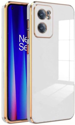 Stone World Back Cover for ONEPLUS NORD CE2 5G| View Electroplated Chrome 6D Case Soft TPU(White, Silicon, Pack of: 1)