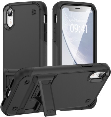 Cover Alive Back Cover for Apple iPhone XR(Black, Shock Proof, Pack of: 1)