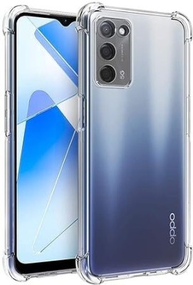 ALFA URBAN Back Cover for Oppo A55 4G Transparent case|Raised Bumps for Camera & Screen Protection | Soft TPU(Transparent, Flexible, Silicon, Pack of: 1)