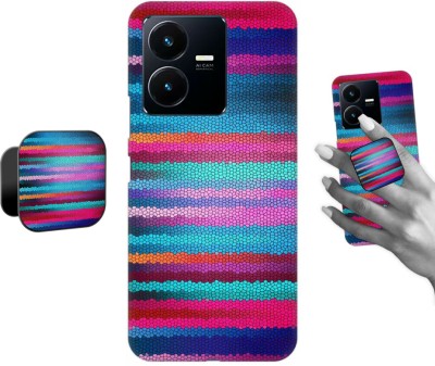 iCopertina Back Cover for Vivo Y35 2021(Multicolor, Cases with Holder, Pack of: 2)