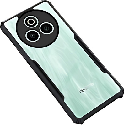 Chemforce Pouch for Realme P3 Pro 5G, IPKY346(Black, Transparent, Camera Bump Protector, Pack of: 1)