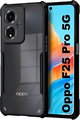 Sciforce Bumper Case for OPPO F25 Pro 5G, back cover(Black, Transparent, Pack of: 1)