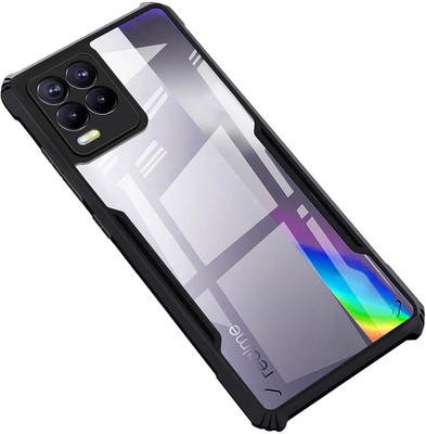 NewSelect Back Cover for realme 8 Pro(Transparent, Grip Case, Silicon, Pack of: 1)