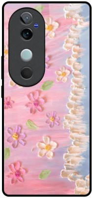 QRIOH Back Cover for Vivo V40 5G(Pink, Grip Case, Pack of: 1)