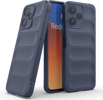 GLOBAL NOMAD Back Cover for Poco M6 Pro 5G(Blue, 3D Case, Silicon, Pack of: 1)