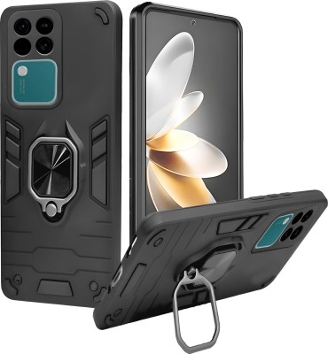 Artistque Back Cover for Vivo V30 5G(Black, Ring Case, Pack of: 1)