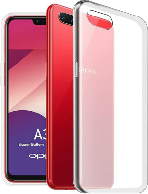 SRT Back Cover for Oppo A3s(Transparent, Pack of: 1)