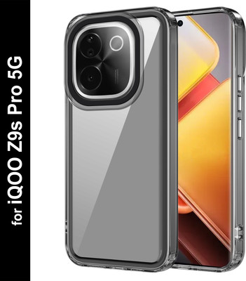 Zapcase Back Cover for iQOO Z9s Pro 5G(Black, Grip Case, Pack of: 1)