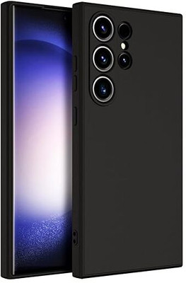 VISHRN Back Cover for SAMSUNG Galaxy S24 Ultra 5G(Black, Grip Case, Silicon, Pack of: 1)