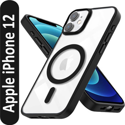 Moderniva Back Cover for Apple iPhone 12(Black, Magsafe, Pack of: 1)