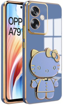 SYOTT Back Cover for OPPO A79 5G, OPPO A79(Blue, Gold, Camera Bump Protector, Pack of: 1)