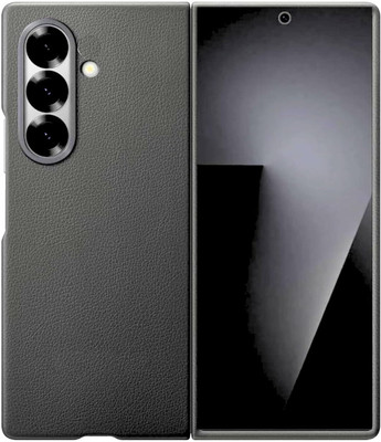 AEETZ Back Cover for Samsung Galaxy Z Fold 7 Front & Back Kindsuit Case | New Premium Leather Case/Cover(Grey, Shock Proof, Pack of: 1)