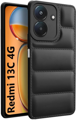 Flipkart SmartBuy Back Cover for Mi Redmi 13C 4G(Black, Flexible, Silicon, Pack of: 1)
