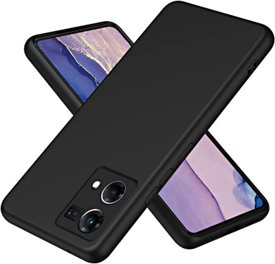 OneLike Back Cover for Oppo Reno7 4G(Black, Flexible, Silicon, Pack of: 1)