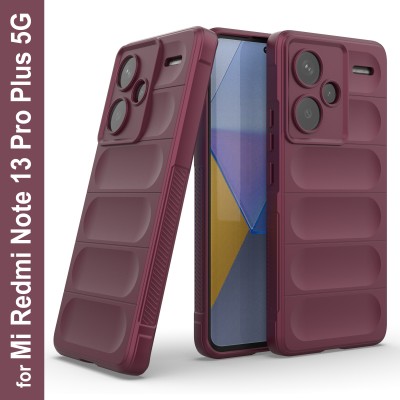 Zapcase Back Cover for Mi Redmi Note 13 Pro Plus 5G(Maroon, 3D Case, Silicon, Pack of: 1)