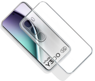 Mitvaa Back Cover for Vivo Y300 5G(Transparent, Dual Protection, Silicon, Pack of: 1)