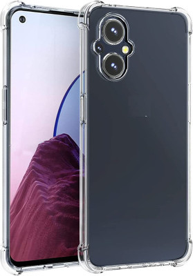 Lustree Back Cover for Oppo F21 Pro 5G, Oppo F21s Pro 5G Silicon Transparent Case(Transparent, Shock Proof, Silicon, Pack of: 1)