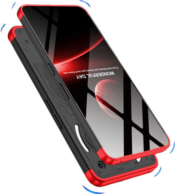 Kapa Back Cover for Nothing Phone 3A 5G(Red, Black, Shock Proof, Pack of: 1)