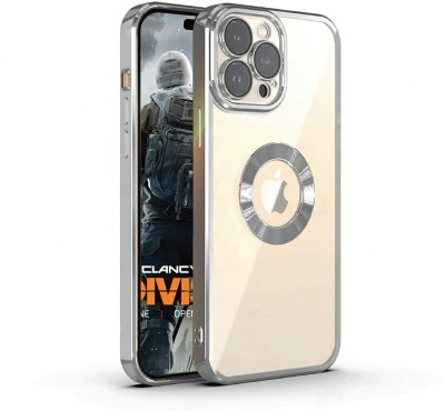 Yoox Back Cover for Apple iPhone 12 Pro Max(Silver, Dual Protection, Silicon, Pack of: 1)