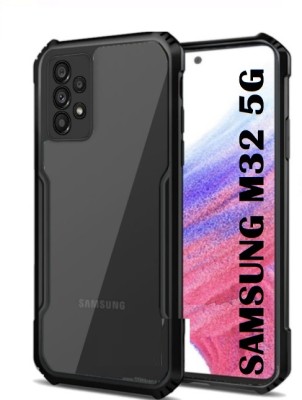 Aaralhub Back Cover for Samsung Galaxy M32 5G(Black, Dual Protection)