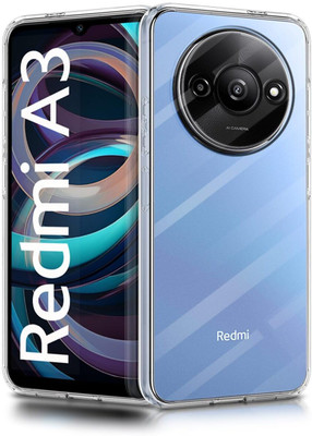 spaziogold Back Cover for Mi Redmi A3x(Transparent, Shock Proof, Silicon, Pack of: 1)