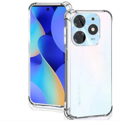 DMJHP Back Cover for iTel A90(Transparent, Camera Bump Protector, Pack of: 1)