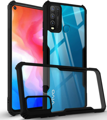 Seetu Back Cover for Vivo Y50 / Vivo Y30(Black, Pack of: 1)
