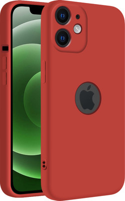 KartV Back Cover for Apple Iphone 12 Mini, Iphone 12 Mini(Red, Camera Bump Protector, Pack of: 1)