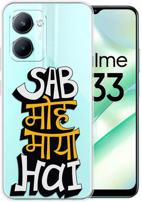 Fashionury Back Cover for Realme C33 2023(Multicolor, Grip Case, Silicon, Pack of: 1)