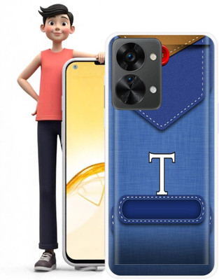 LUCKY MOBI.COM Back Cover for Oneplus Nord 2T 5G- NAMELETTER-LETTERNAME-ALFANAME-LOVENAME-T(Multicolor, Flexible, Silicon, Pack of: 1)