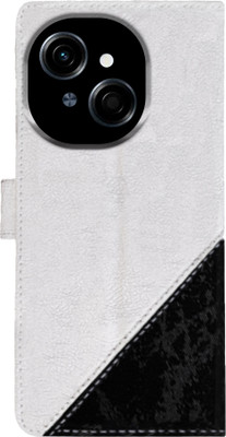 GLOBAL NOMAD Back Cover for Tecno Spark Go 1(White, Black, Dual Protection, Pack of: 1)