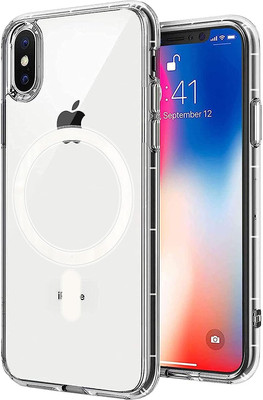gadvik Back Cover for Apple iPhone X & XS(Transparent, Charging Case, Pack of: 1)